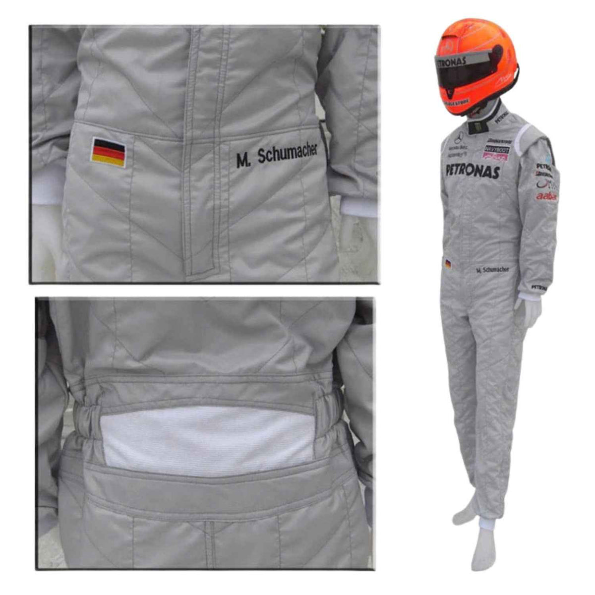 Michael Schumacher 2010 F1 Race Costume Replica Mercedes