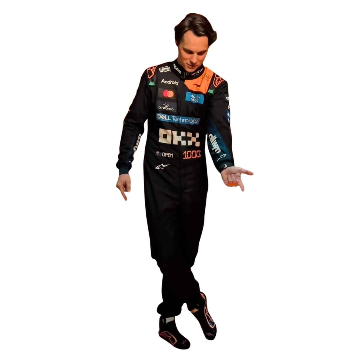 Oscar Piastri 2026 F1 Race Replica Costume Monaco GP McLaren