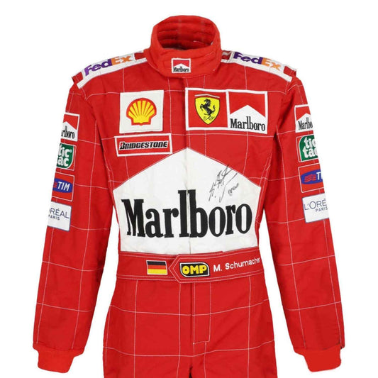 Michael Schumacher 2002 F1 Race Costume Ferrari