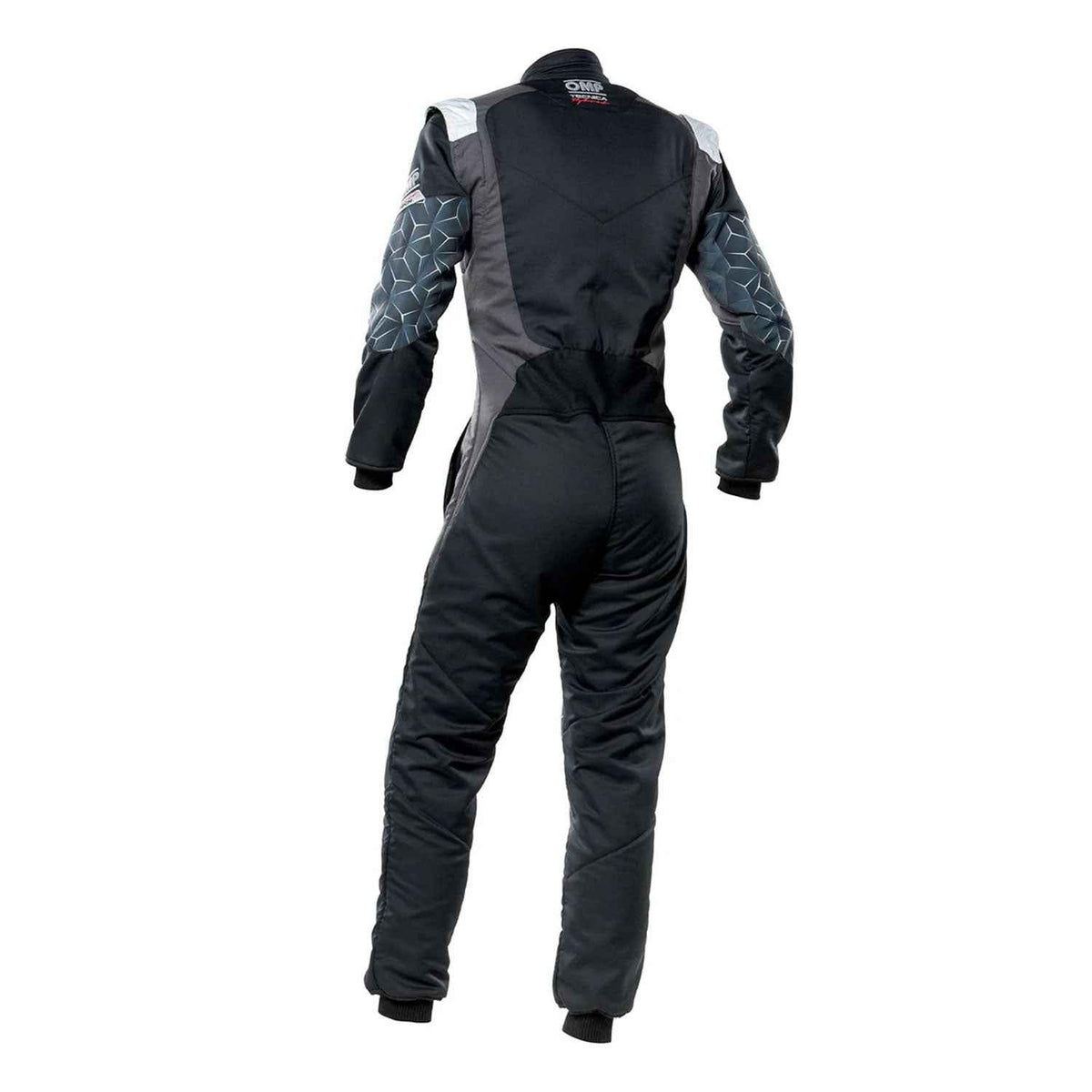 OMP TECNICA HYBRID Racing Suit - Black and Gray