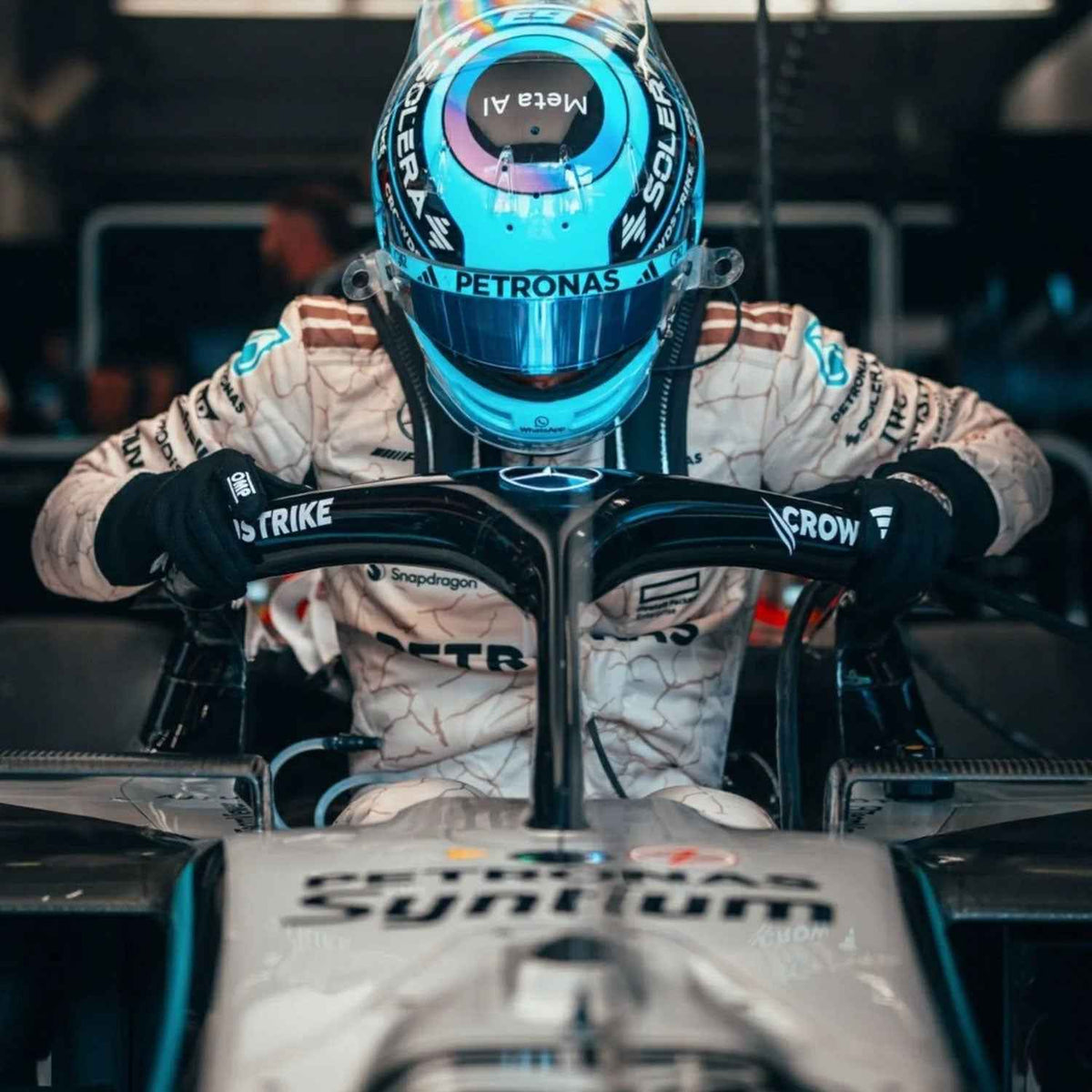 George Russell 2025 F1 Race Replica Costume USA Austin GP Mercedes