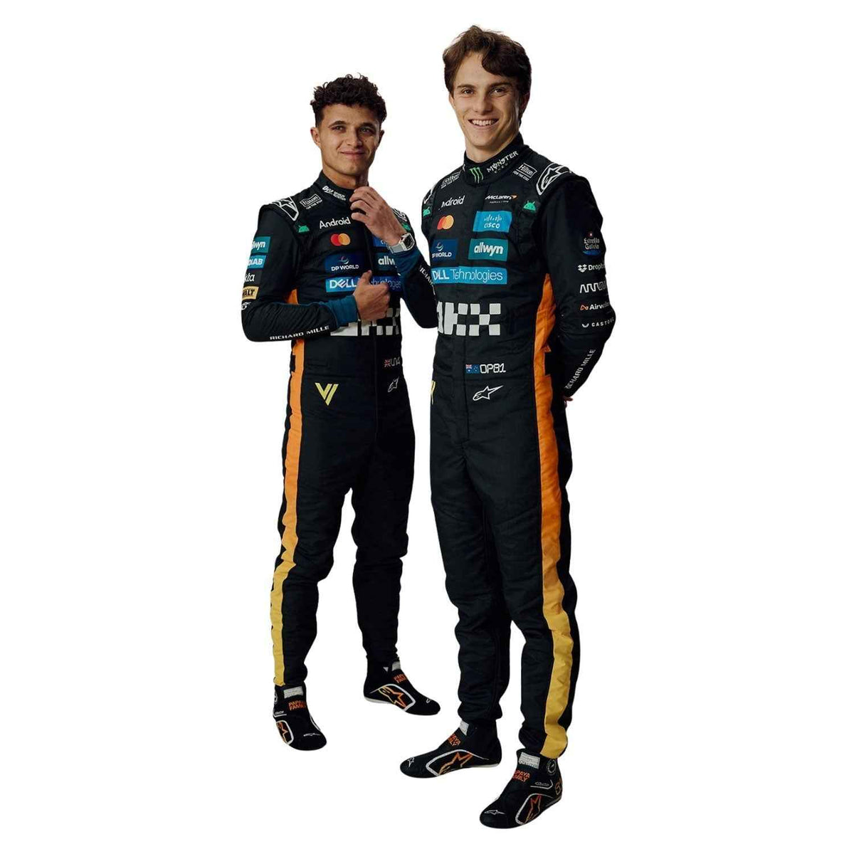 Lando Norris 2025 F1 Race Costume Abu Dhabi GP McLaren