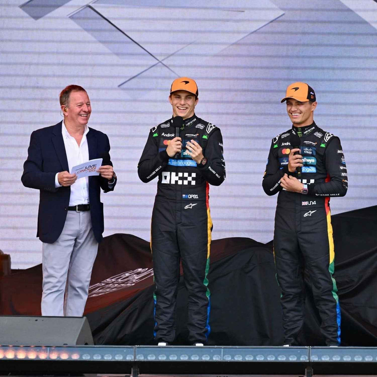 Oscar Piastri 2025 F1 Race Costume Silverstone British GP McLaren