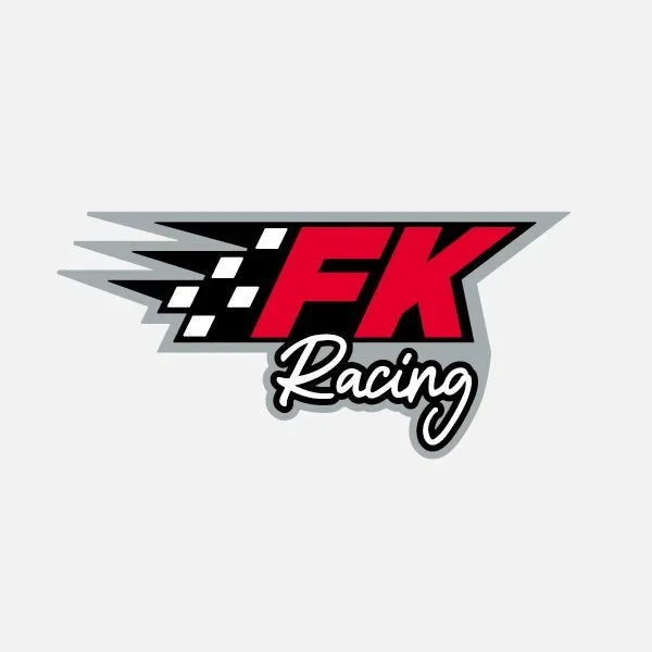 FK Racing replica karting suit with racewear fabric and pre-curved fit