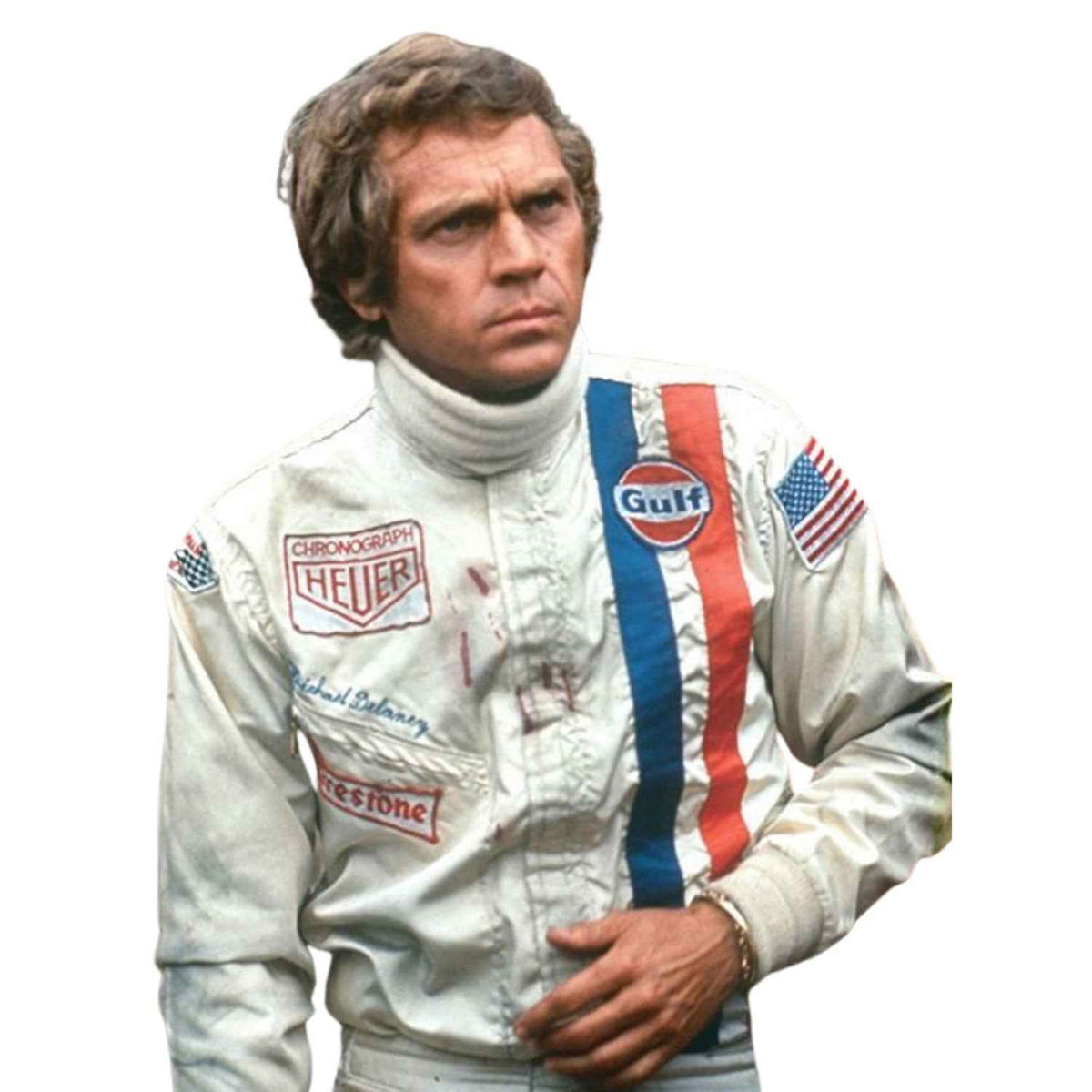 Michael Delaney 1971 F1 The LeMans Movie Race Costume (Steve McQueen)