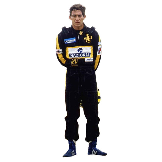 Ayrton Senna 1985 F1 Race Suit Replica Lotus
