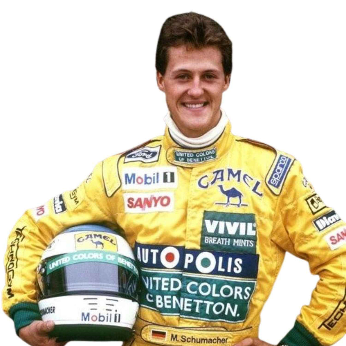 Michael Schumacher 1991 F1 Race Replica Costume Ford Benetton