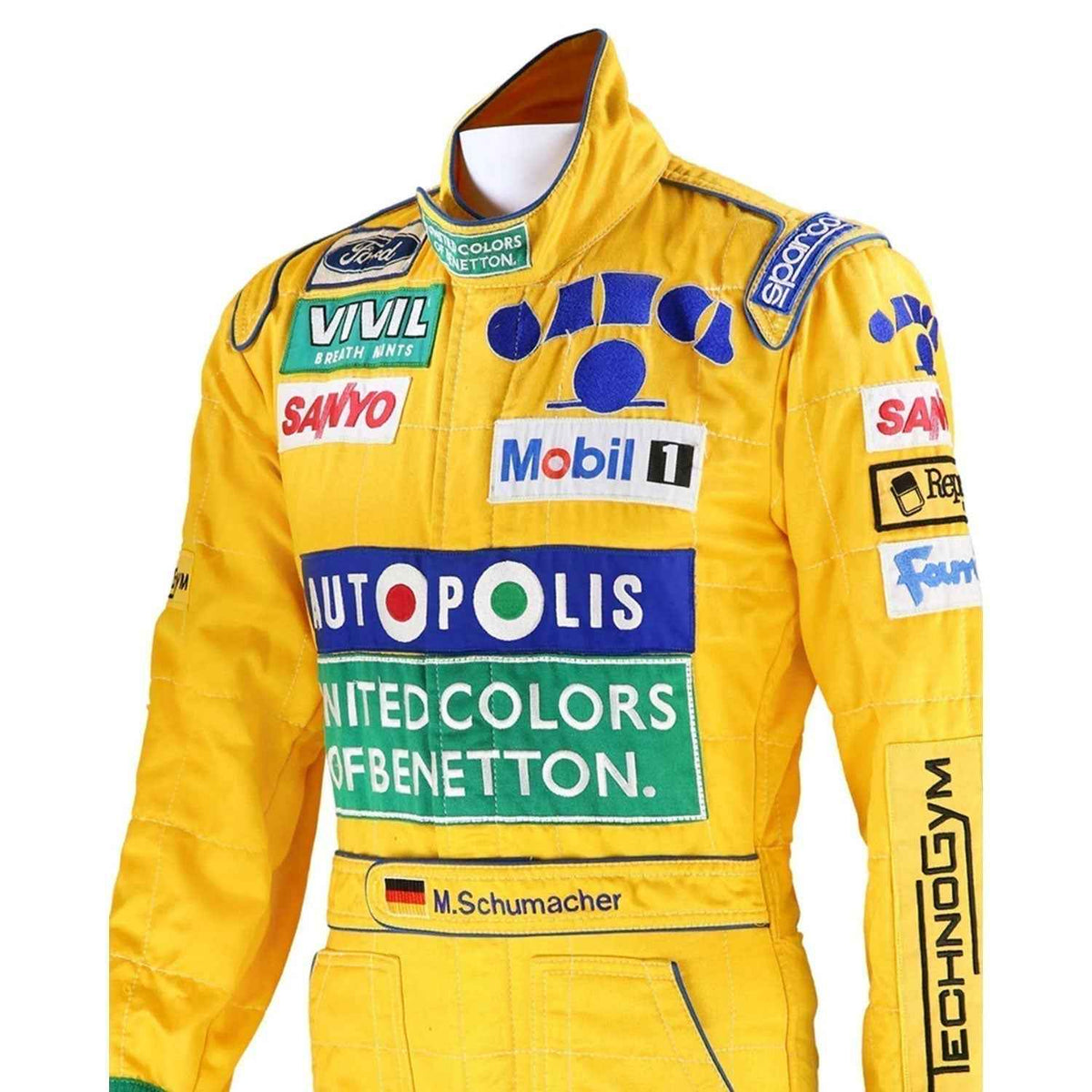 Michael Schumacher 1992 F1 Race Costume Replica Ford Benetton