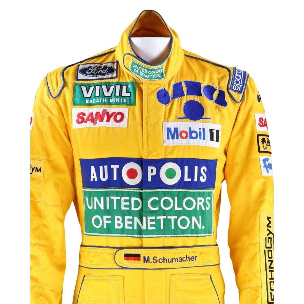 Michael Schumacher 1992 F1 Race Costume Replica Ford Benetton