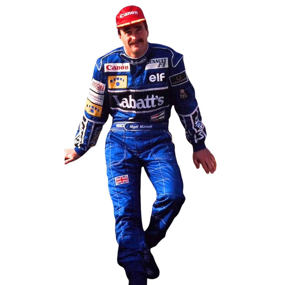 Nigel Mansell 1992 F1 Race Costume Replica Williams