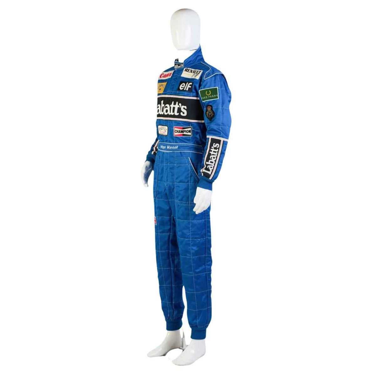 Nigel Mansell 1992 F1 Race Costume Replica Williams