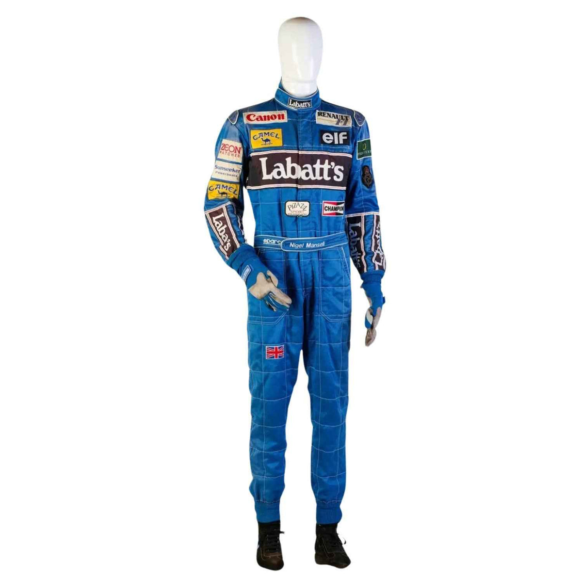 Nigel Mansell 1992 F1 Race Costume Replica Williams