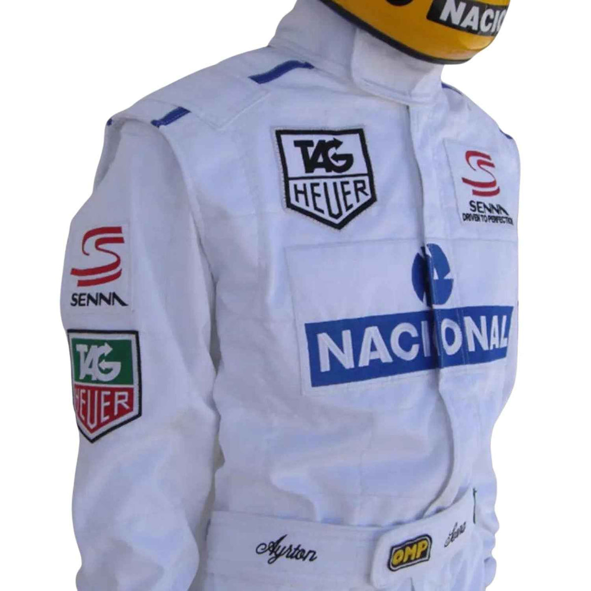 Ayrton Senna 1993 F1 Race Replica Costume Paris Bercy McLaren