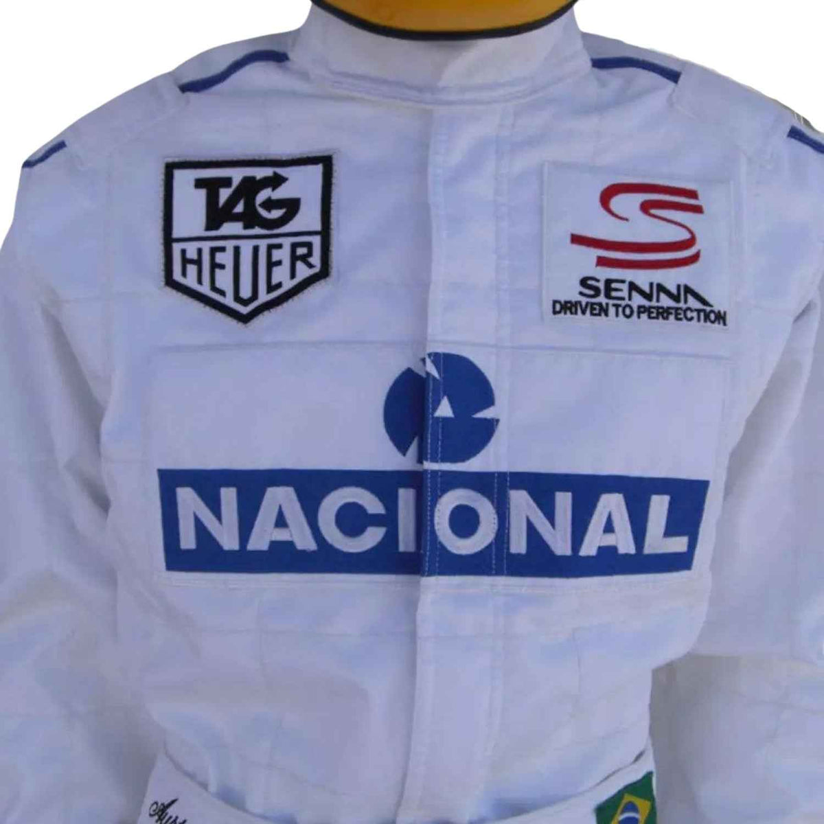 Ayrton Senna 1993 F1 Race Replica Costume Paris Bercy McLaren