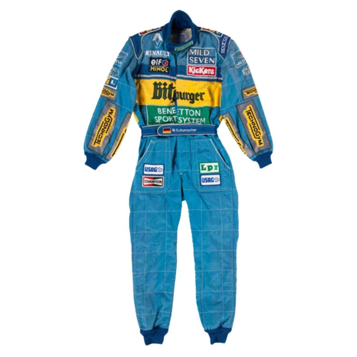 Michael Schumacher 1995 F1 Race Suit Replica BitBurger Benetton