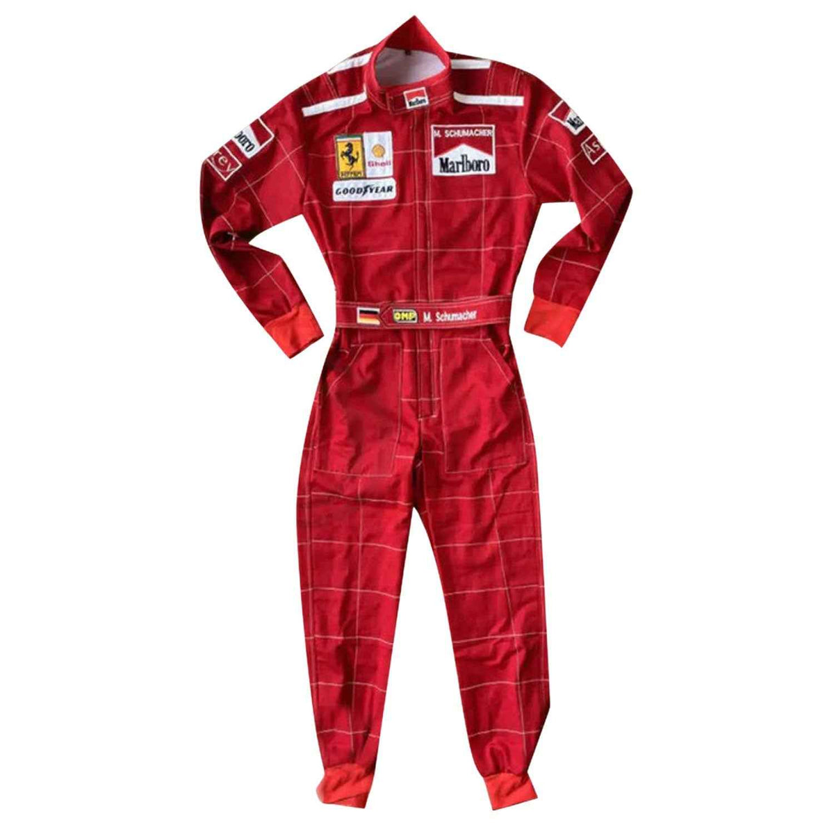 Michael Schumacher 1996 F1 Race Replica Costume Ferrari