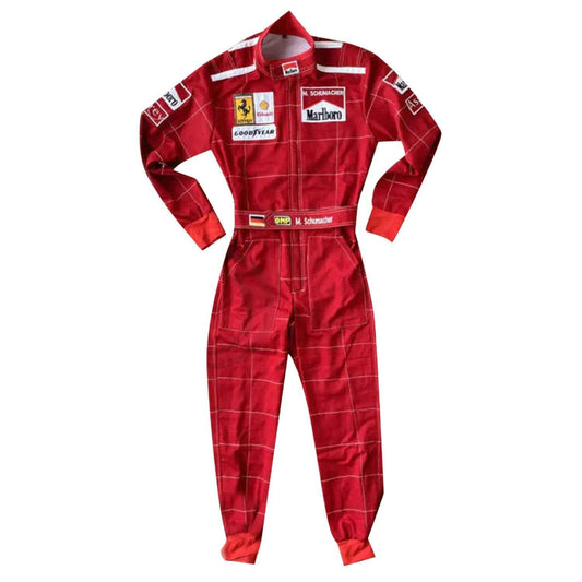 Michael Schumacher 1996 F1 Race Replica Costume Ferrari