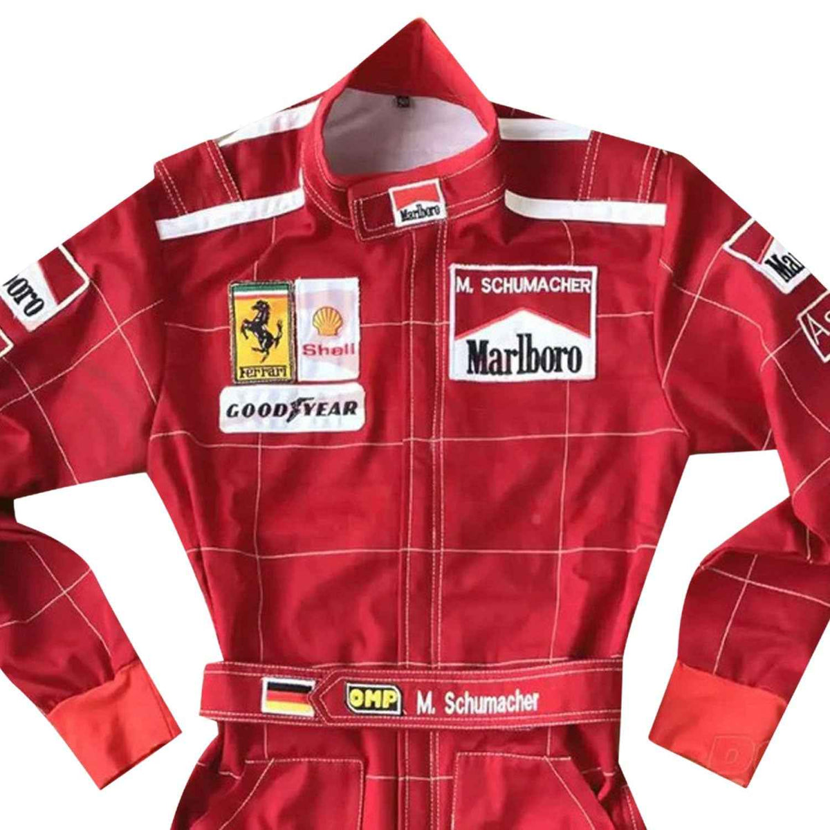 Michael Schumacher 1996 F1 Race Replica Costume Ferrari