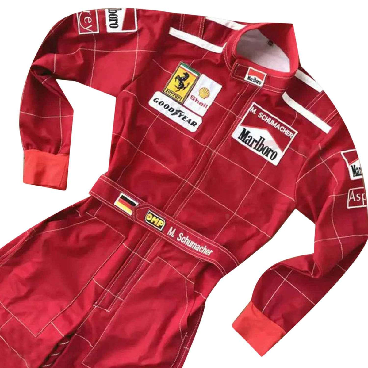 Michael Schumacher 1996 F1 Race Replica Costume Ferrari