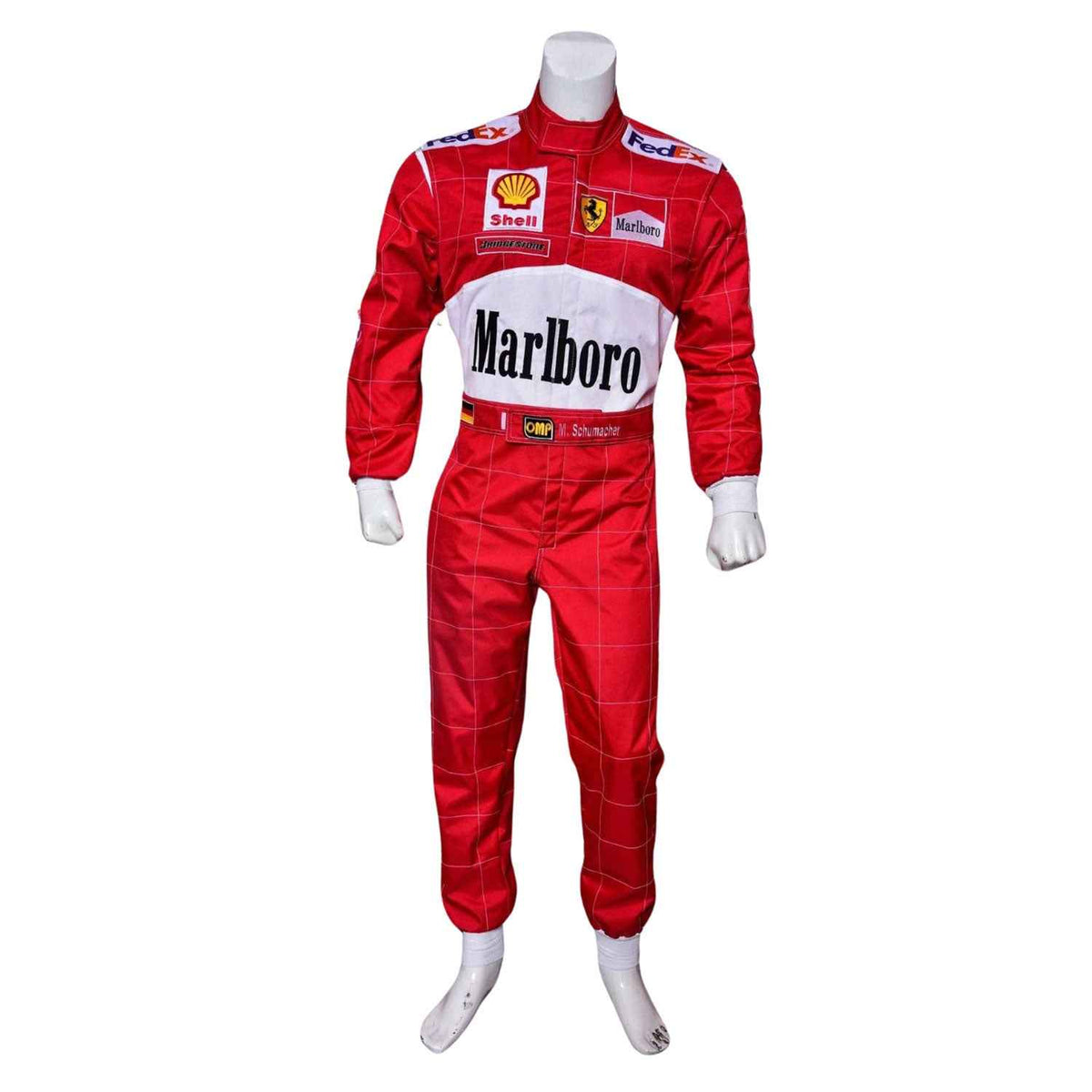 Michael Schumacher 2000 F1 Race Costume Replica Ferrari