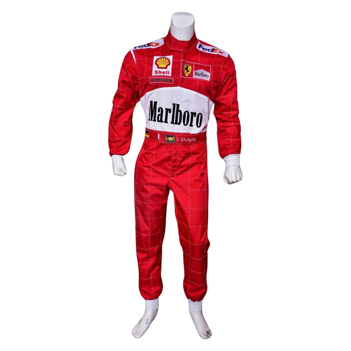 Michael Schumacher 2001 F1 Race Costume Belgian GP Ferrari