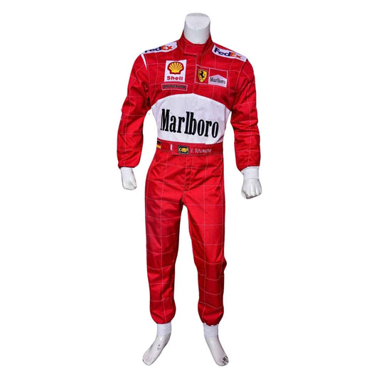 Michael Schumacher 2001 F1 Race Costume Belgian GP Ferrari