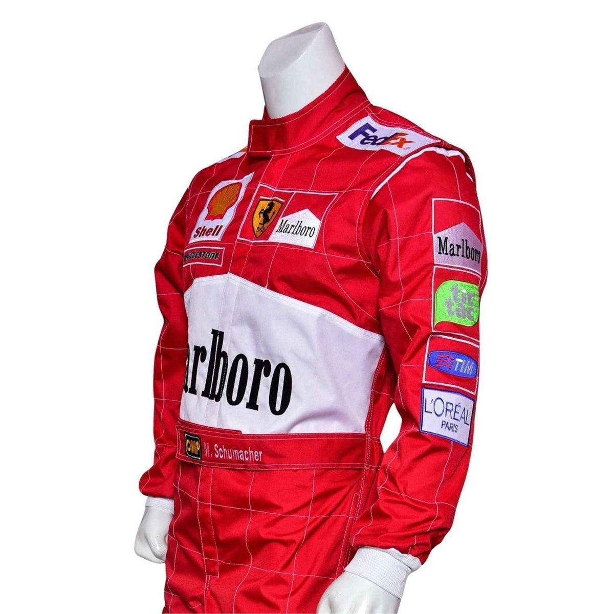 Michael Schumacher 2001 F1 Race Costume Belgian GP Ferrari