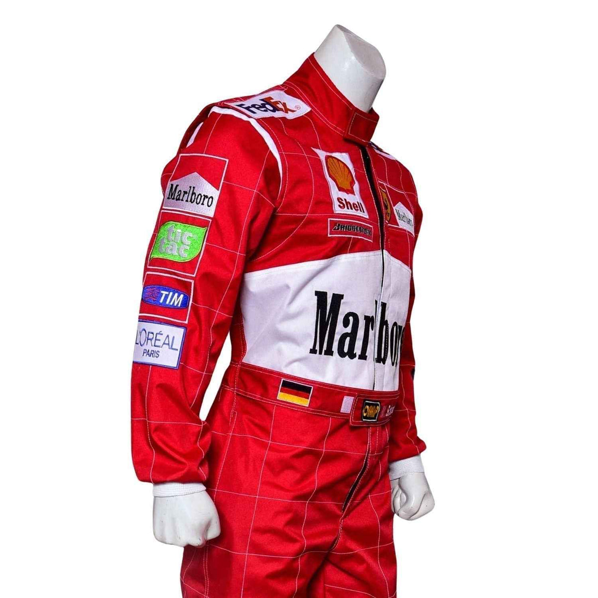 Michael Schumacher 2001 F1 Race Costume Belgian GP Ferrari