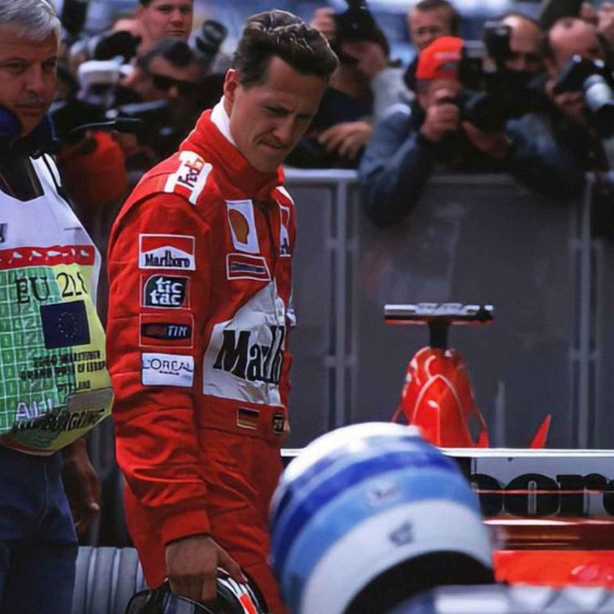 Michael Schumacher 2002 F1 Race Costume Ferrari