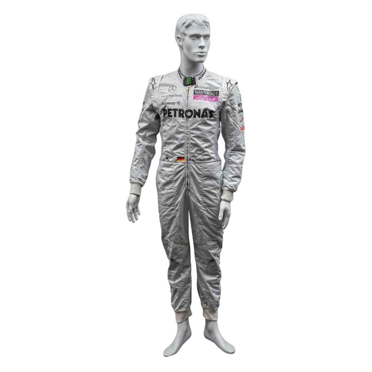 Michael Schumacher 2010 F1 Race Costume Replica Mercedes