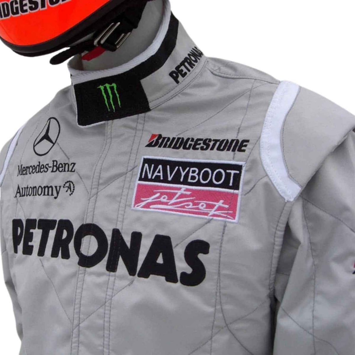 Michael Schumacher 2010 F1 Race Costume Replica Mercedes