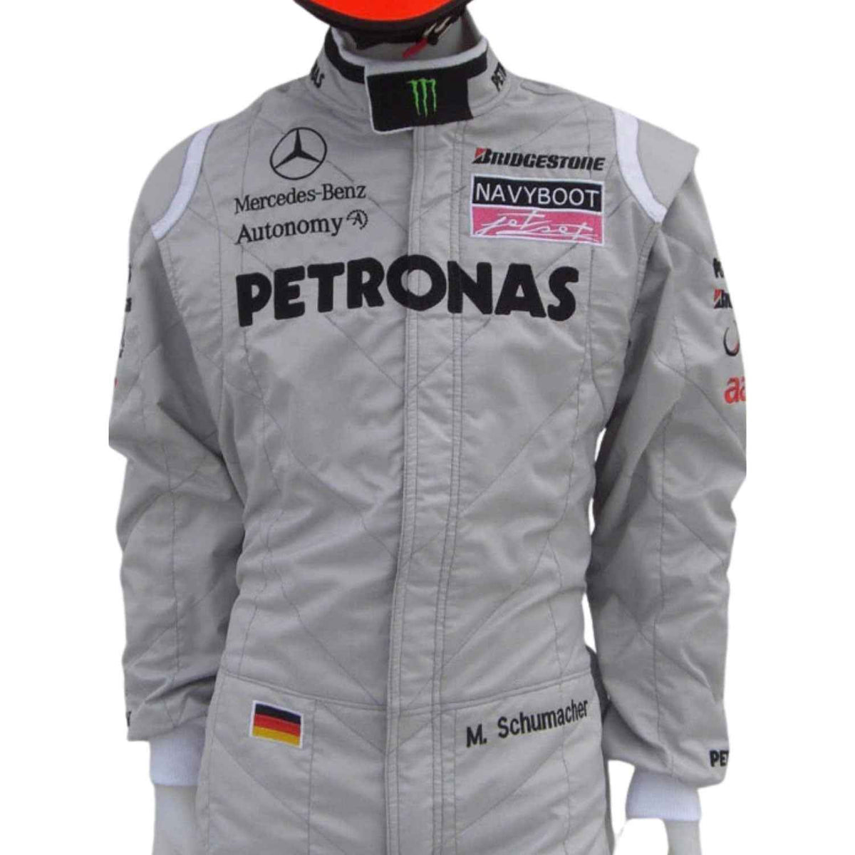 Michael Schumacher 2010 F1 Race Costume Replica Mercedes