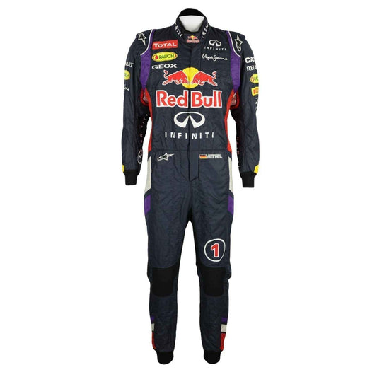 Sebastian Vettel 2014 F1 Race Replica Costume Red Bull
