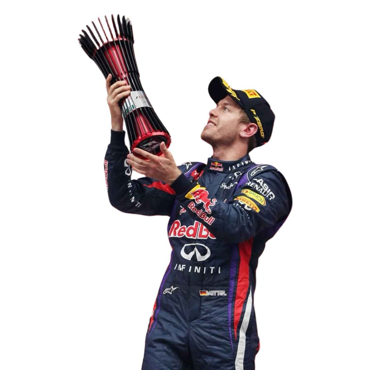 Sebastian Vettel 2014 F1 Race Replica Costume Red Bull
