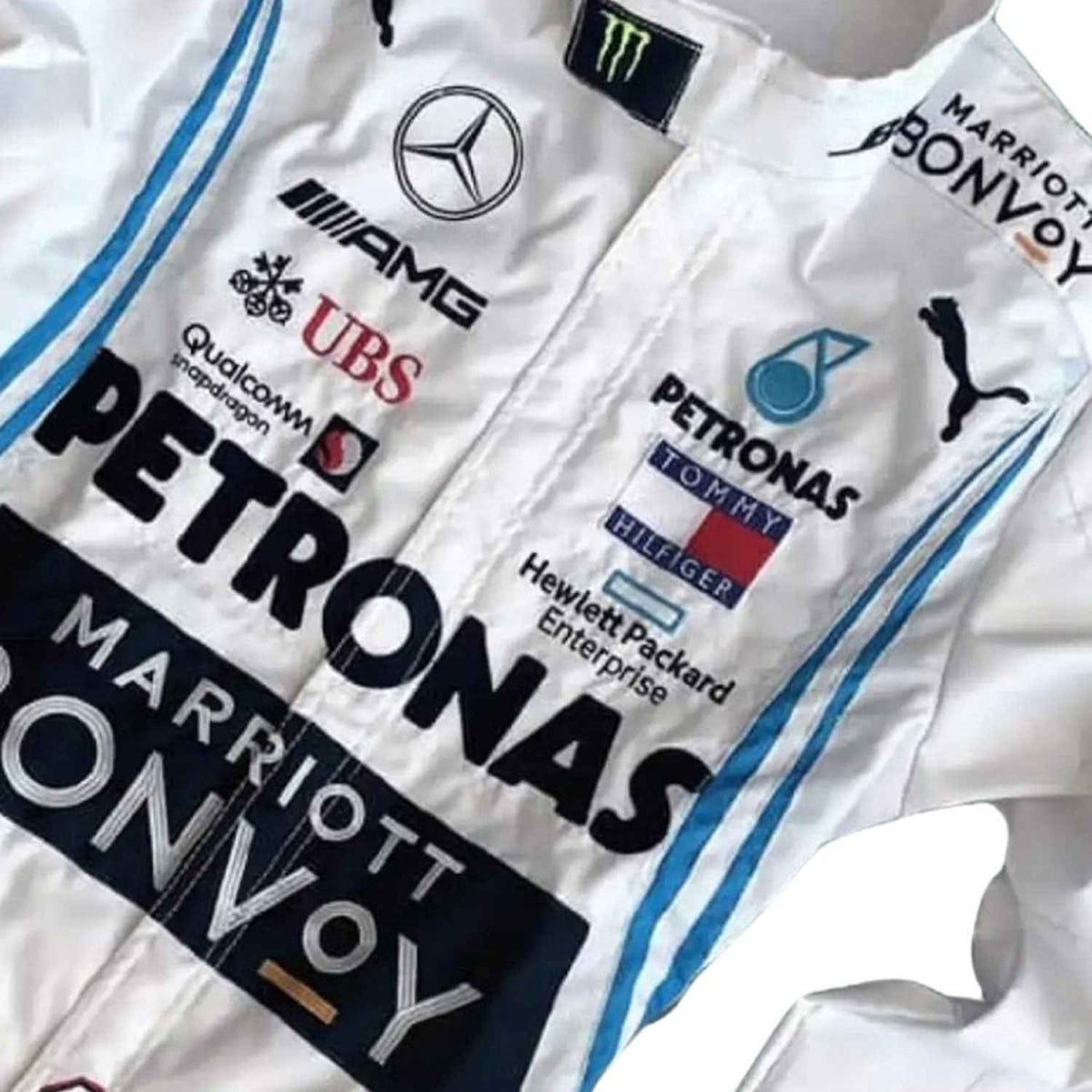 Lewis Hamilton 2019 F1 Race Costume Replica Mercedes