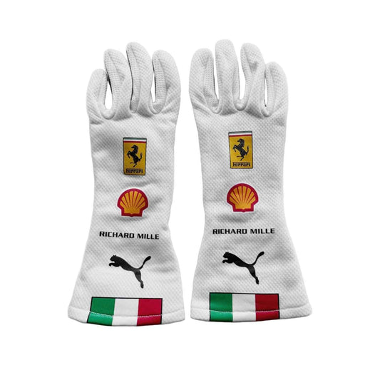 Charles Leclerc 2025 Monza GP Replica Race Gloves F1 Ferrari