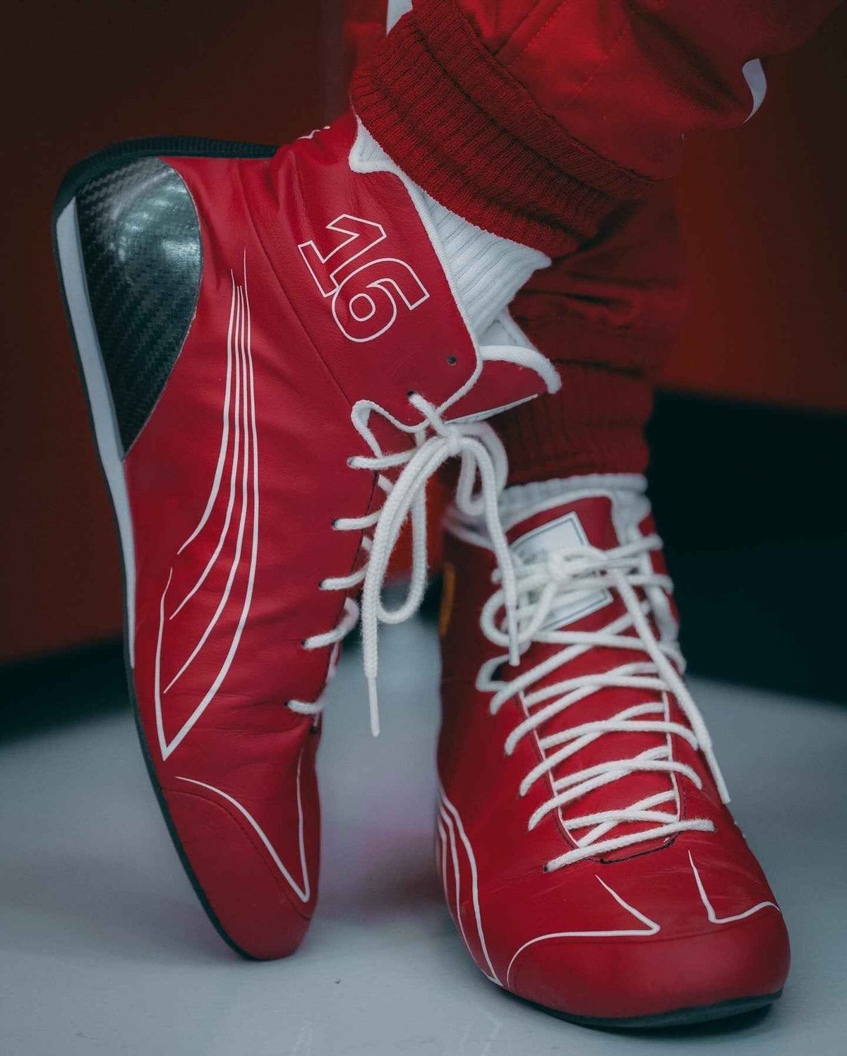2025 Charles Leclerc Racing Shoes Team F1 Ferrari