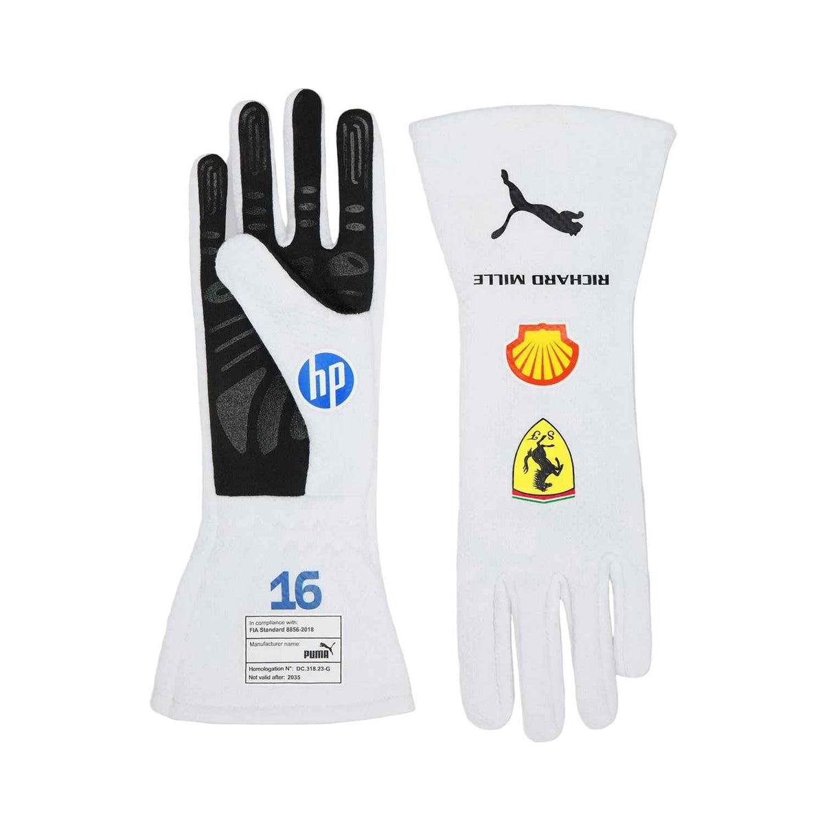 Charles Leclerc 2025 Miami GP Replica Race Gloves F1 Ferrari