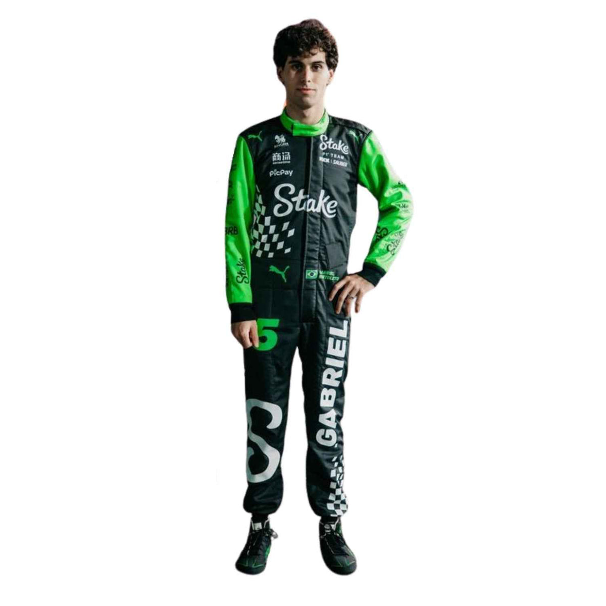 Gabriel Bortoleto 2025 F1 Race Suit Replica Las Vegas GP Sauber