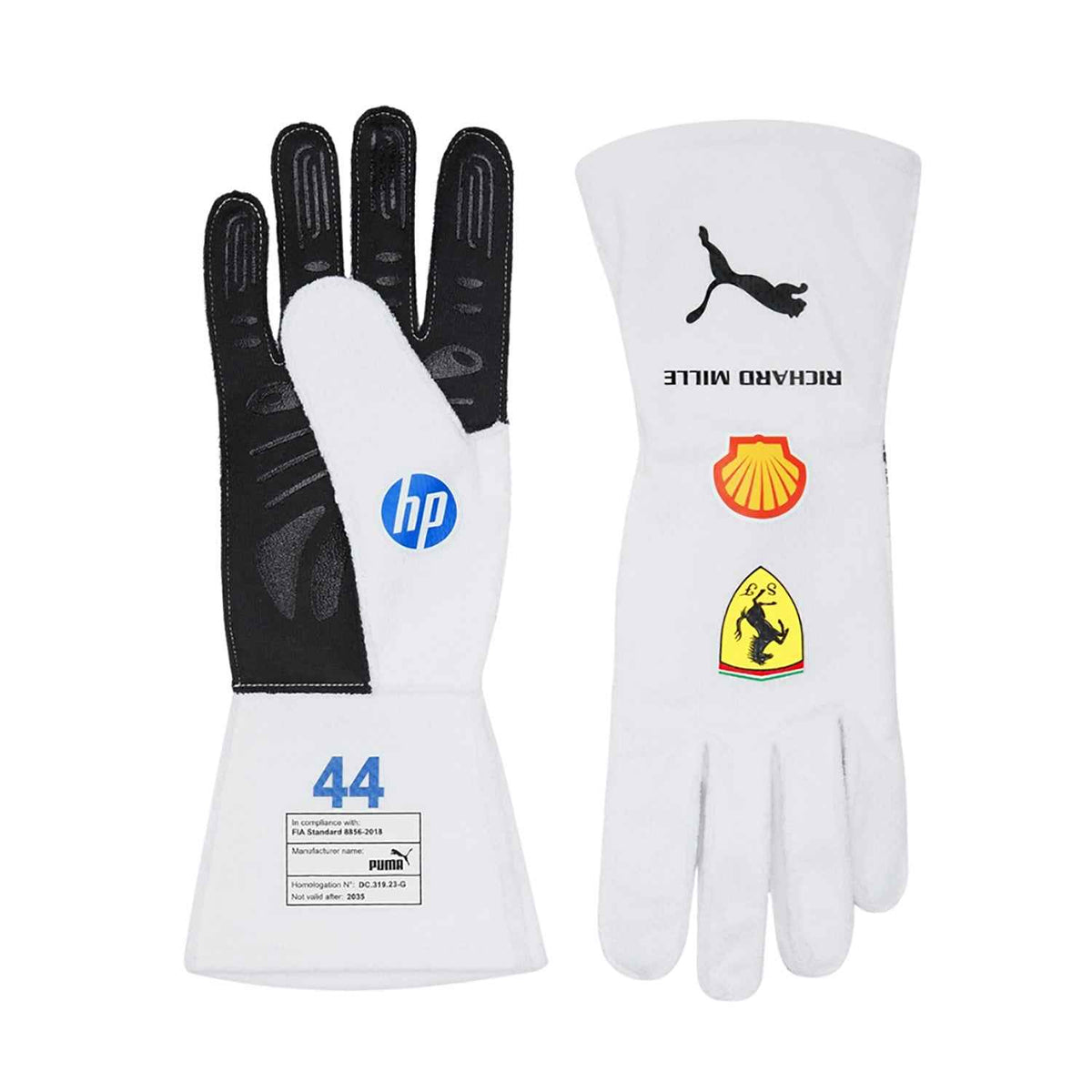 Lewis Hamilton 2025 Miami GP Race Gloves Replica F1 Ferrari