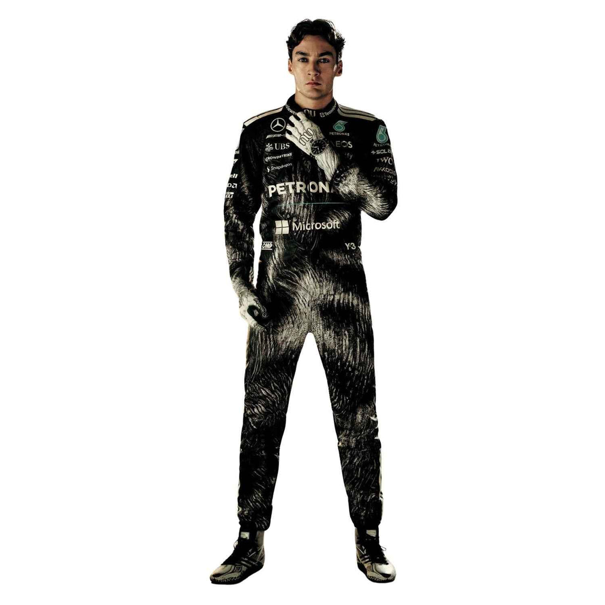 George Russell 2026 F1 Race Suit Japanese GP Mercedes