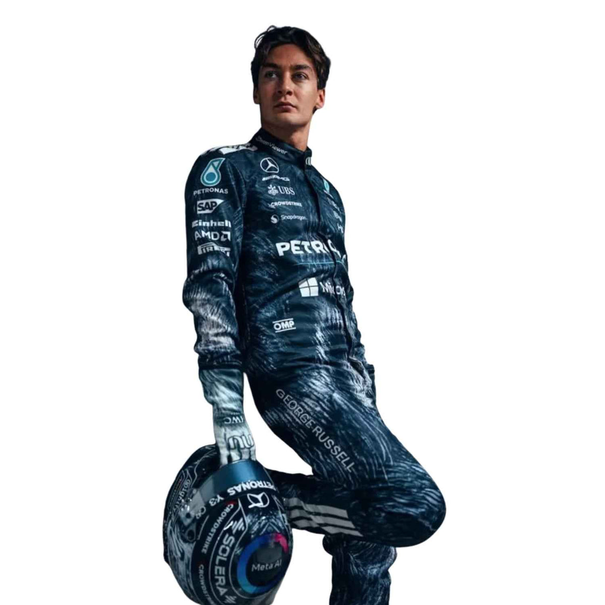 George Russell 2026 F1 Race Suit Japanese GP Mercedes