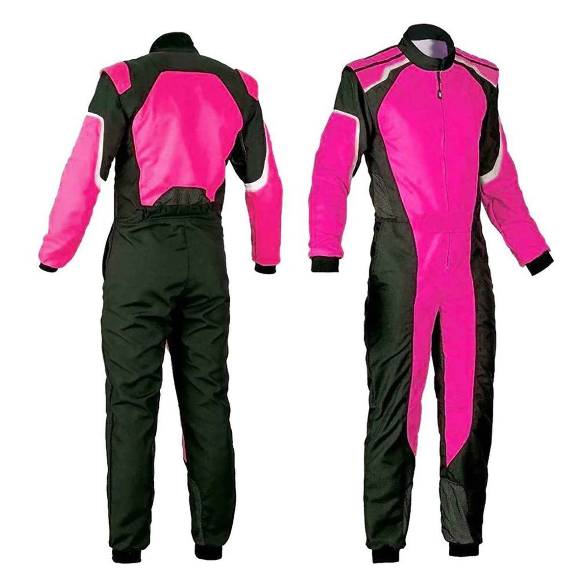 Black, Pink Go-Kart Racing Outfit