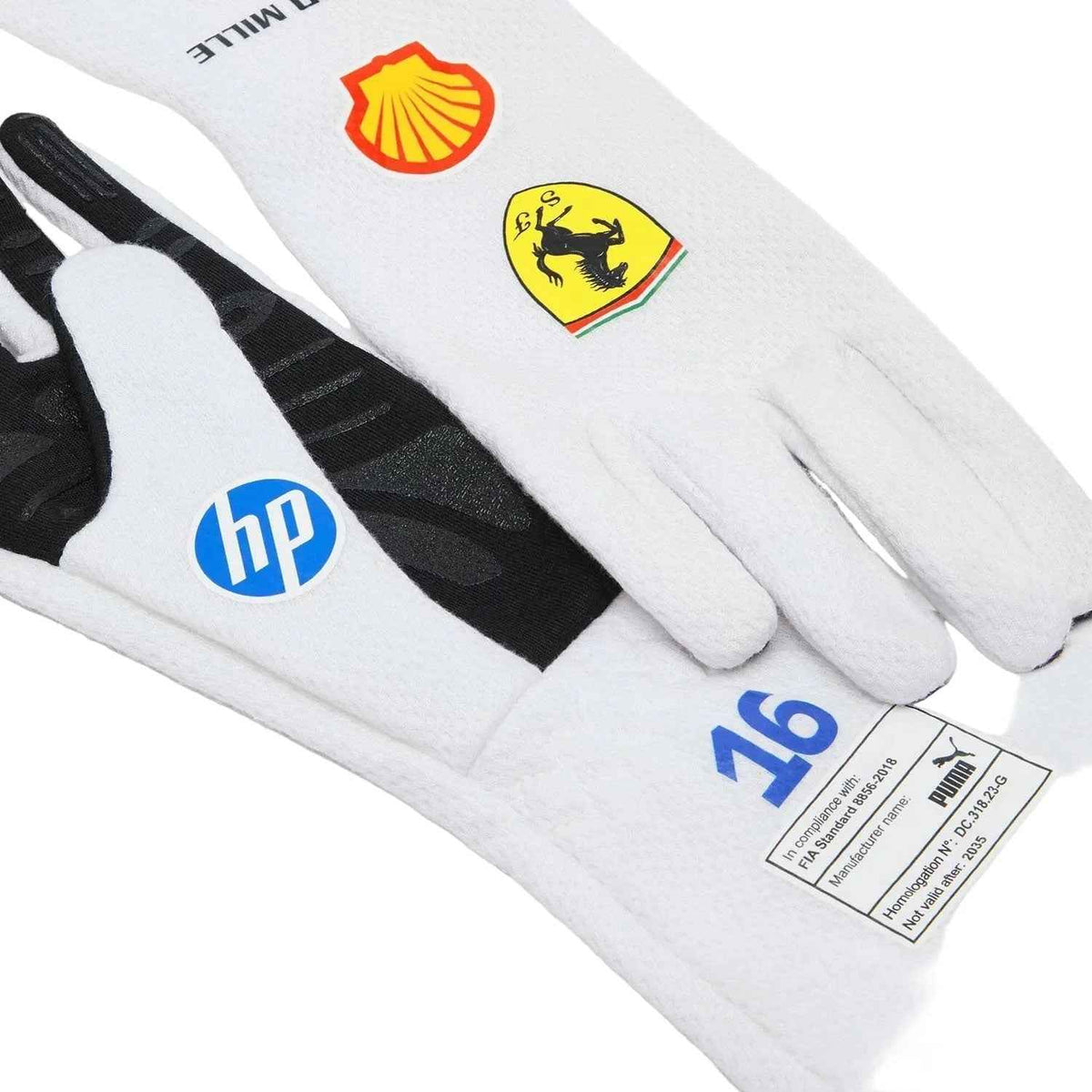 Charles Leclerc 2025 Miami GP Replica Race Gloves F1 Ferrari