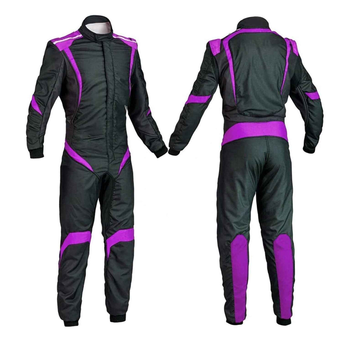Custom Black & Purple Go Kart Racing Outfit
