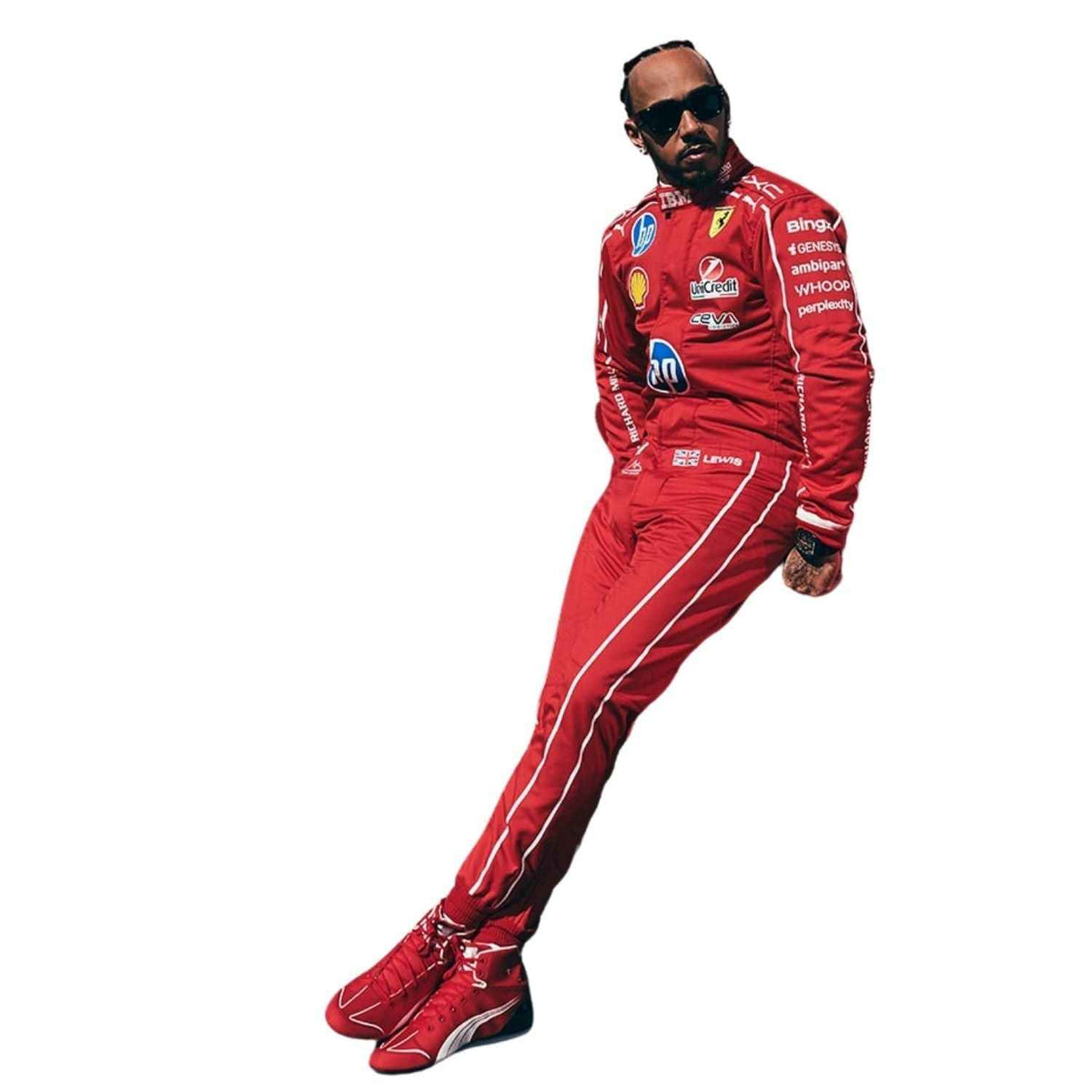 Lewis Hamilton 2026 F1 Race Costume Italian GP Ferrari