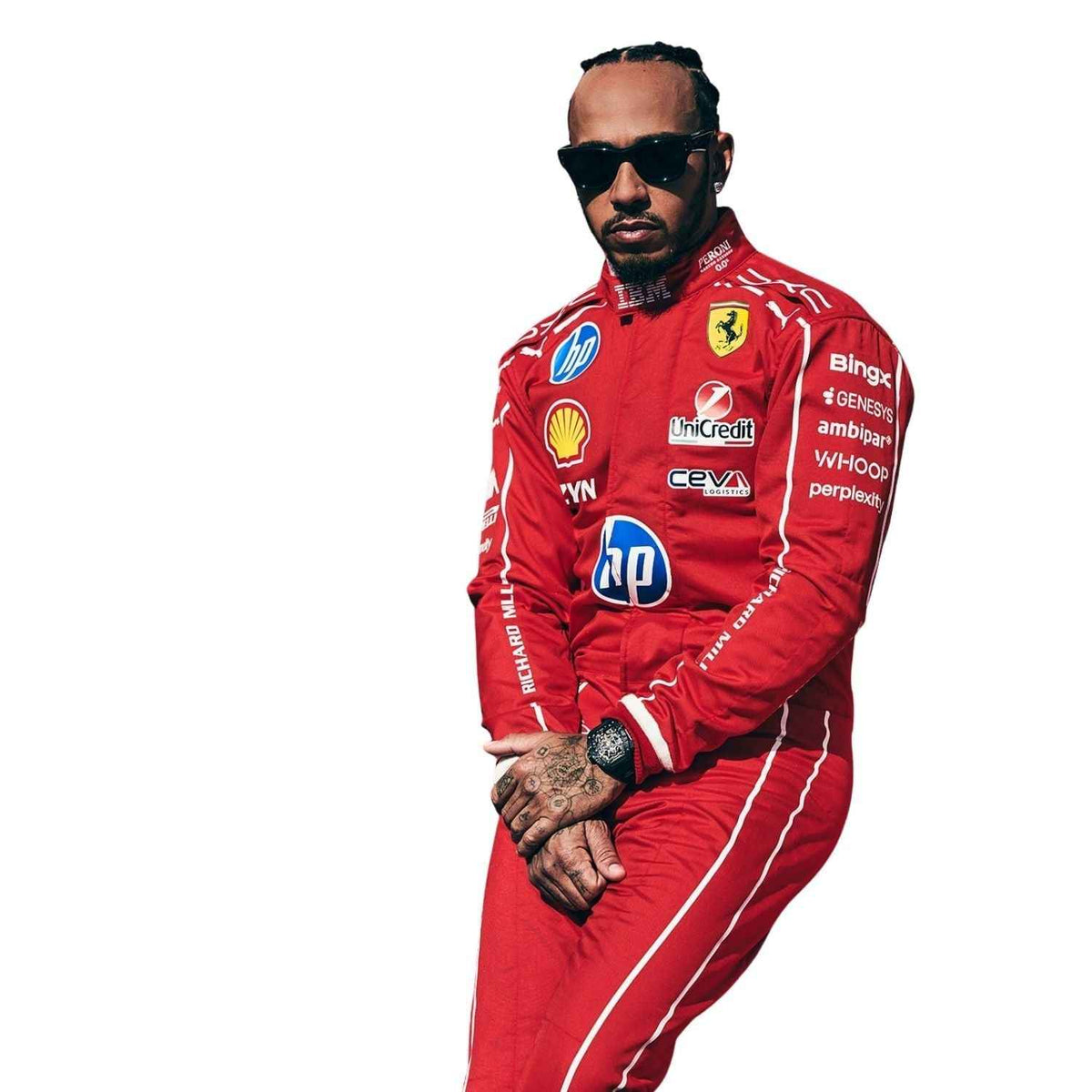 Lewis Hamilton 2026 F1 Race Costume Italian GP Ferrari
