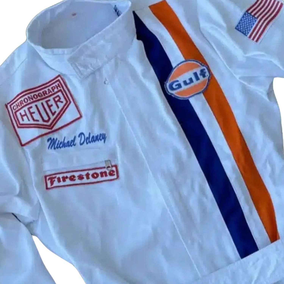 Michael Delaney 1971 F1 The LeMans Movie Race Costume (Steve McQueen)