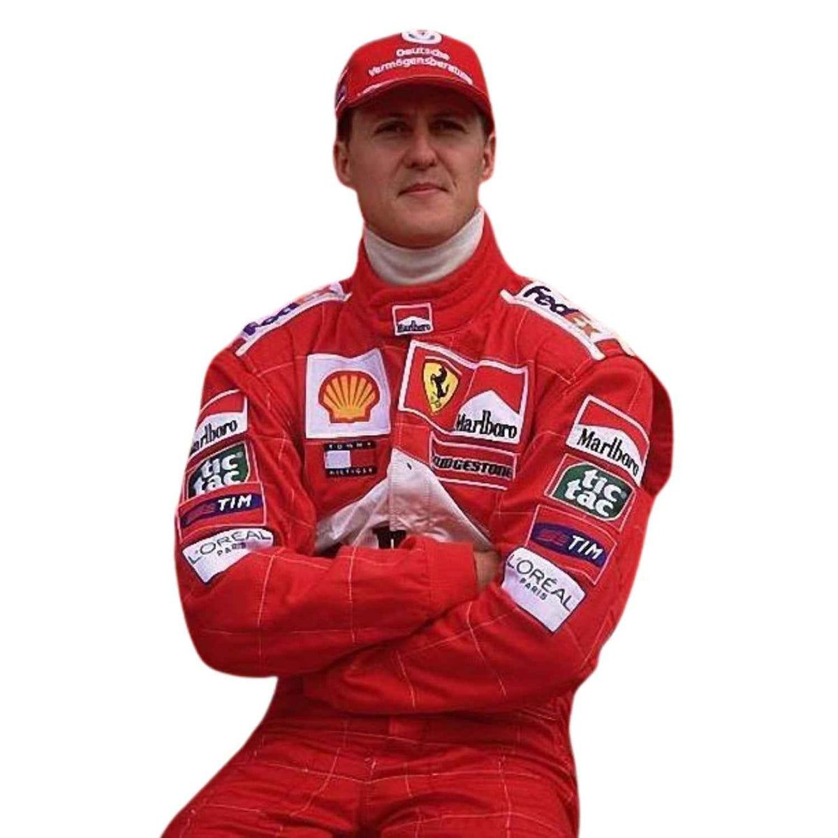 Michael Schumacher 2002 F1 Race Costume Ferrari