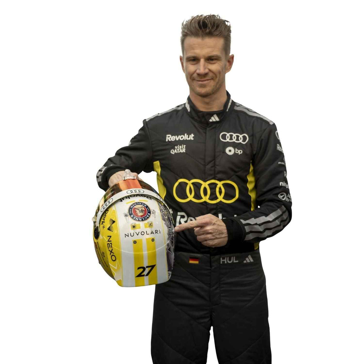 Nico Hulkenberg 2026 F1 Race Costume Replica Audi Monaco GP